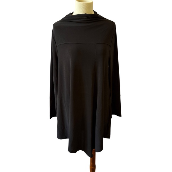 LIV BY HABITAT CLOTHES TUNIC TOP LAGENLOOK ASYMMETRIC HEM ELEVATED BASIC CHIC S - Picture 2 of 12
